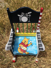 Hand Painted Child's Rocking Chair