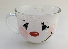 HAND PAINTED SNOWMAN MUG