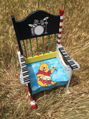 Hand Painted Child's Rocking Chair