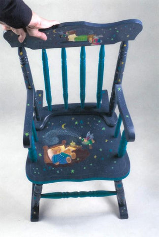Hand Painted Child's Rocking Chair – www.thepaintedflower