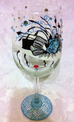 FLOPPY HAT PARTY WINE GLASS