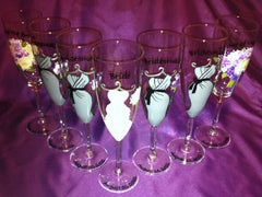 WEDDING GLASSES 7 glasses