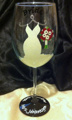 BRIDE'S WINE GLASS