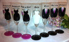 WEDDING GLASSES 7 glasses
