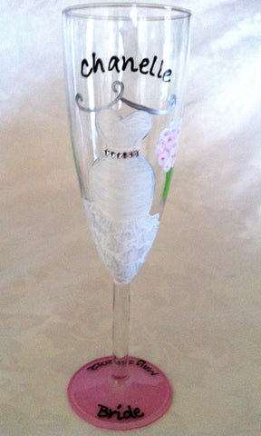 BRIDE'S CHAMPAGNE FLUTE