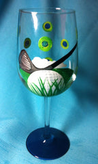 GOLFER'S WINE GLASS