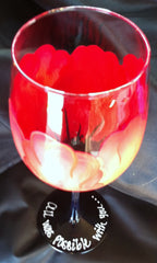 POPPY WINE GLASS