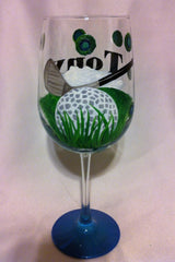 GOLFER'S WINE GLASS