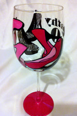 FLIP FLOPS WINE GLASS