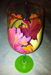 FLOWER WINE GLASS