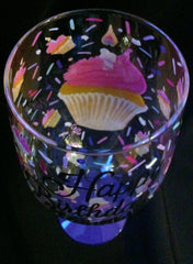 MINI CUPCAKE WINE GLASS