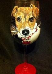DOG WINE GLASS