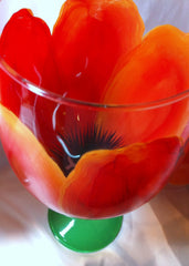 POPPY WINE GLASS