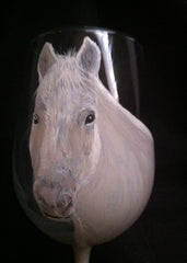 HORSE PORTRAIT WINE GLASS