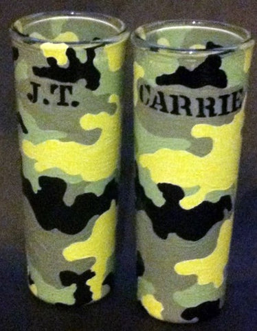 CAMO SHOT GLASSES Set of 2