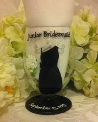 HAND PAINTED PERSONALIZED WINE GLASSES