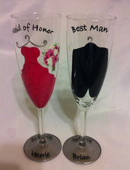 BRIDE & GROOM FLUTES