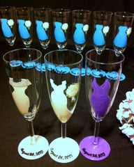 WEDDING GLASSES 10 glasses