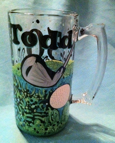 GOLFER'S WINE MUG