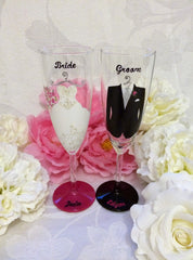 BRIDE & GROOM FLUTES