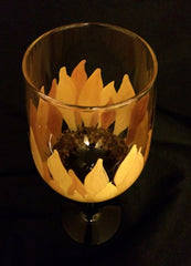 SUNFLOWER WINE GLASS