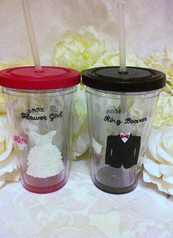 FLOWER GIRL & RING BEARER TUMBLERS