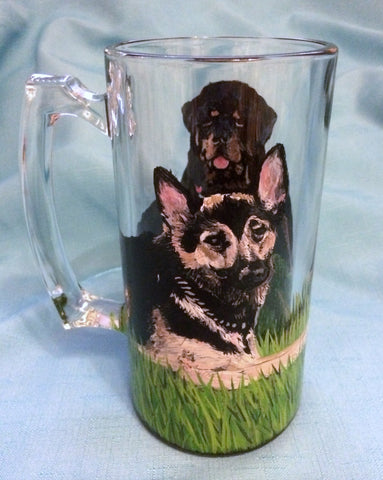 DOUBLE TROUBLE DOG MUG