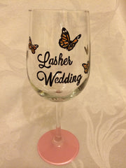 Copy of CUSTOM DESIGN  WEDDING GLASSES