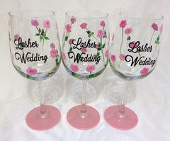 Copy of CUSTOM DESIGN  WEDDING GLASSES