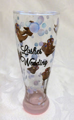 CUSTOM DESIGN  WEDDING GLASSES