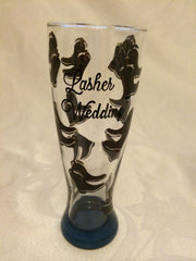CUSTOM DESIGN  WEDDING GLASSES