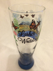 CUSTOM DESIGN  WEDDING GLASSES