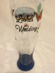CUSTOM DESIGN  WEDDING GLASSES