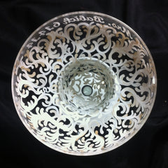 GROOM'S SWIRL MARGARITA GLASSES