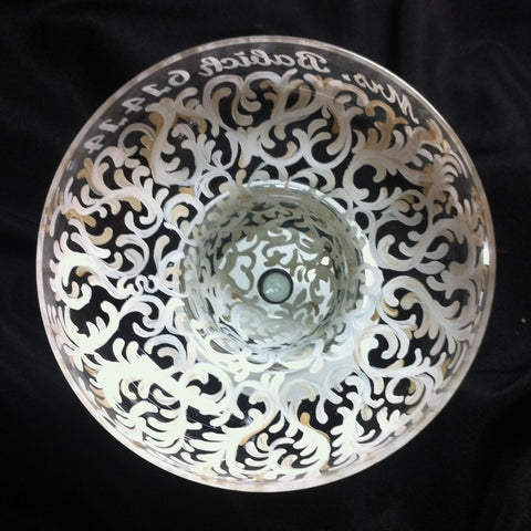 BRIDE SWIRL MARGARITA GLASSES