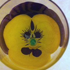 PANSY WINE GLASS Set of 6
