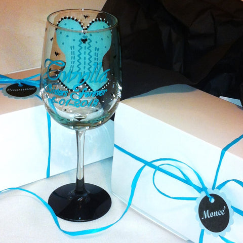 BOUSTIER WINE GLASS WITH GIFT BOX